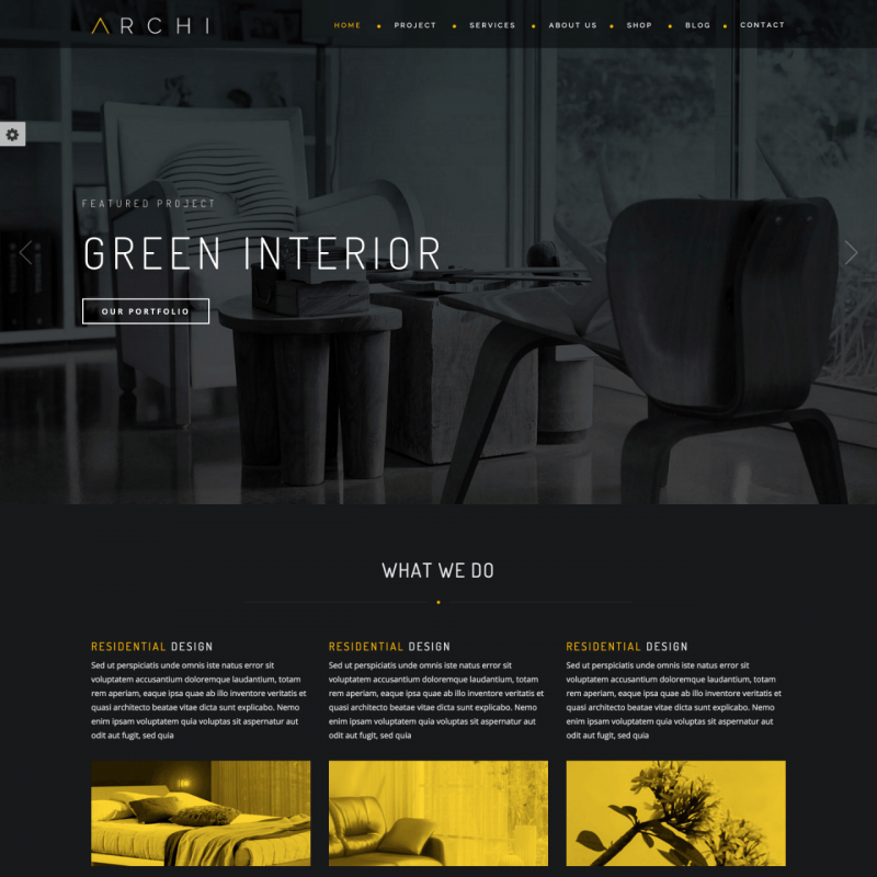 Archi Interior Design Wordpress Theme Wp Style