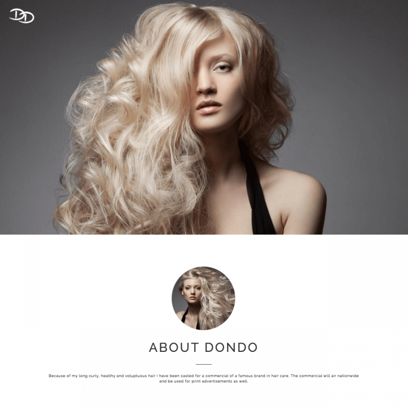 Dondo – Model & Agency Portfolio WP Theme – 